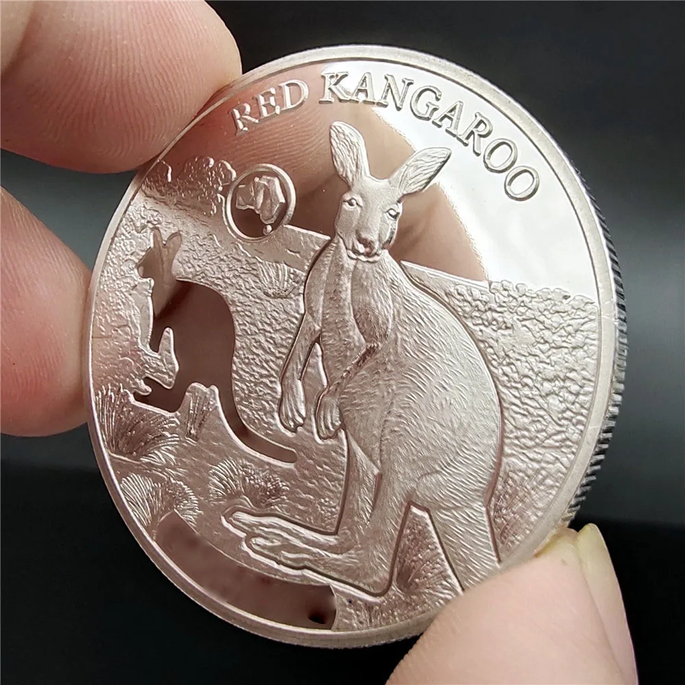 4cm Australia  Souvenir Coins Koala Saltwater Crocodie Kangaroo Snake Animal Elizabeth Souvenir Gifts