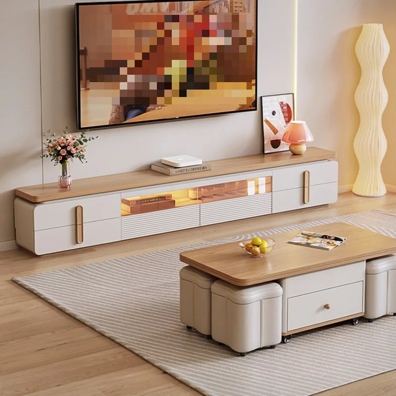 light luxury TV cabinet creative design multifunctional modern TV stand large capacity mobiletto per tv living room furniture