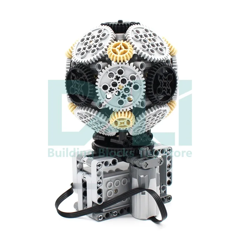 270 pièces MOC – Blocs de construction technologiques de pointe : Engrenages, moteurs, batteries – Briques éducatives créatives pour jouets et accessoires
