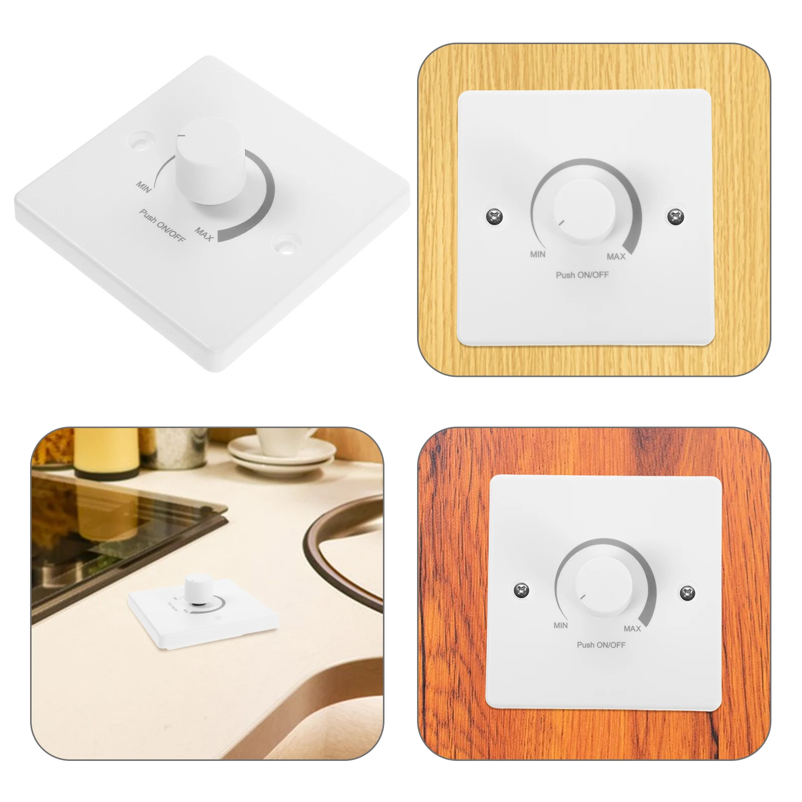 

Downlight Switch 86 Type Panel LED Low Voltage for Yacht RV 12v-24v Lights Knob Rotary Module Plug