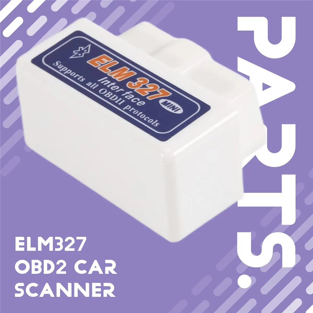 #39B (White)ELM327 OBD2 Bluetooth Car Scanner for Vehicle Diagnostics,Automotive Parts & Accessories