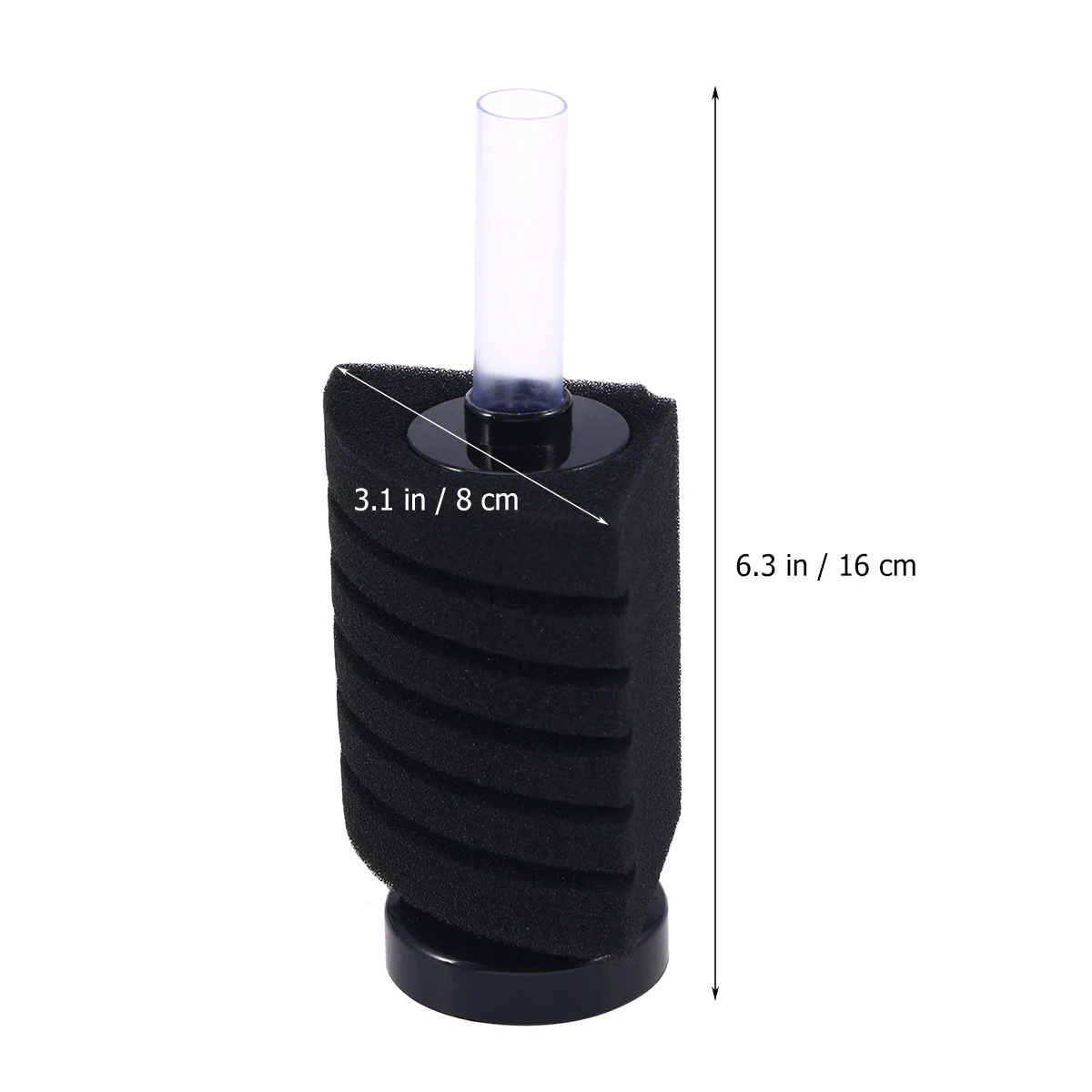 XY-2890 Aquarium Sponge Filter Corner Filter Breeding Shrimp Nano Fish Tank Water