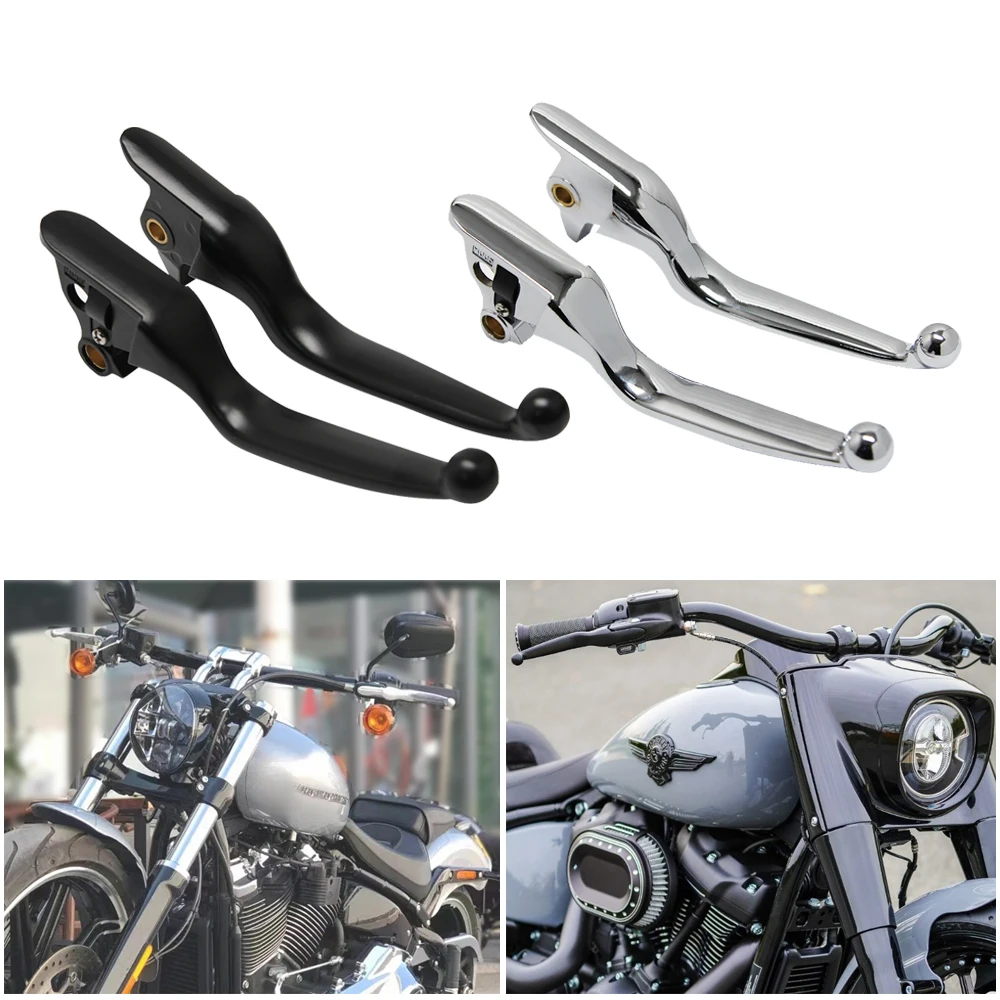 Motorcycle Brake Clutch Levers for Harley Softail Breakout Fat Boy Deluxe Heritage Classic FLS Slim Street Bob 2015-2021