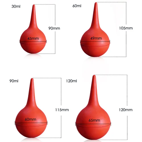 Imagen 2 del producto Jeringa de oreja Aurilave, bola de lavado, bombilla de succión de goma para laboratorio, 30/60/90/120ml, 1 Uds.