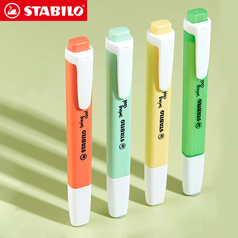 

1pcs German STABILO Color Highlighter Pen 275 Large Capacity Marking Pen Eye Protection Light Color Kawaii School Stationery