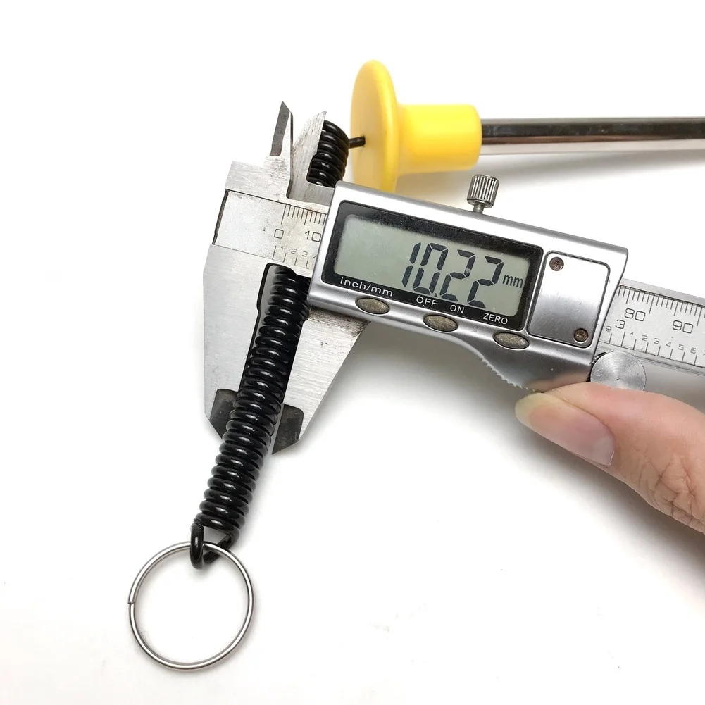plastic magnetic pin with pull rope for For SMITH machine weight plates 3.89x1.72cm and 9.18x1cm sizes yellow color 77g total