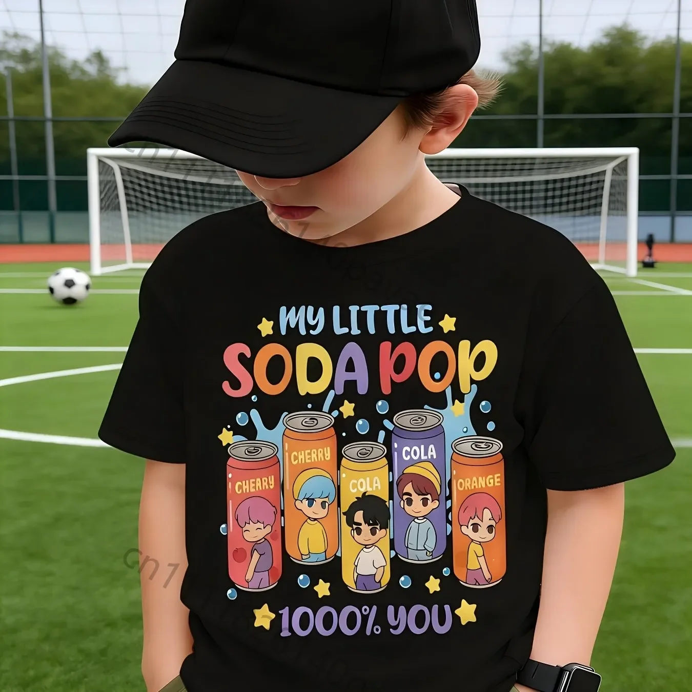 Boys' K-POP Fan Fashion Top with 