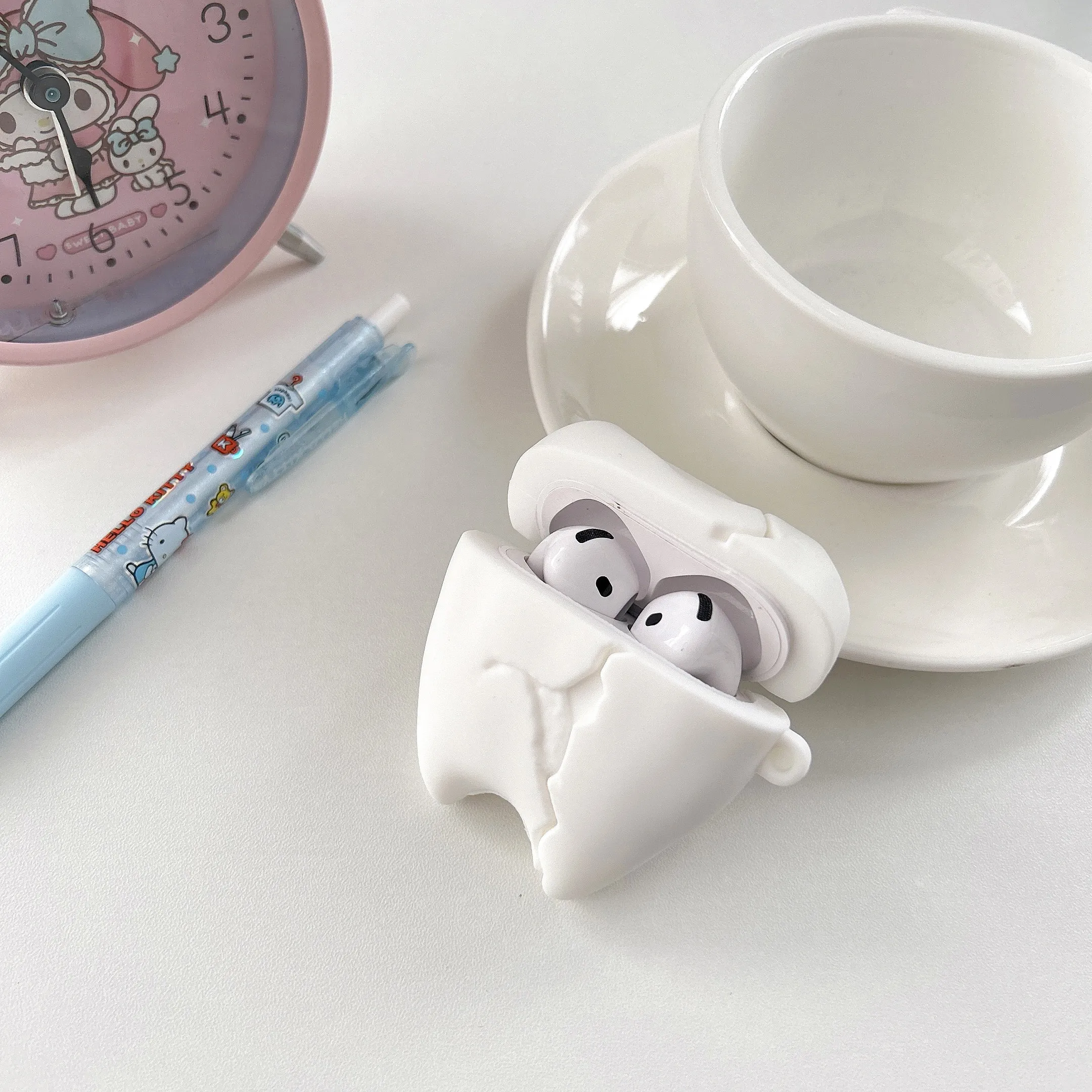 For Airpods 3 4 Pro Pro 2 Pro 3 Cracked Teeth Silicone Earphone Case Cover view 6