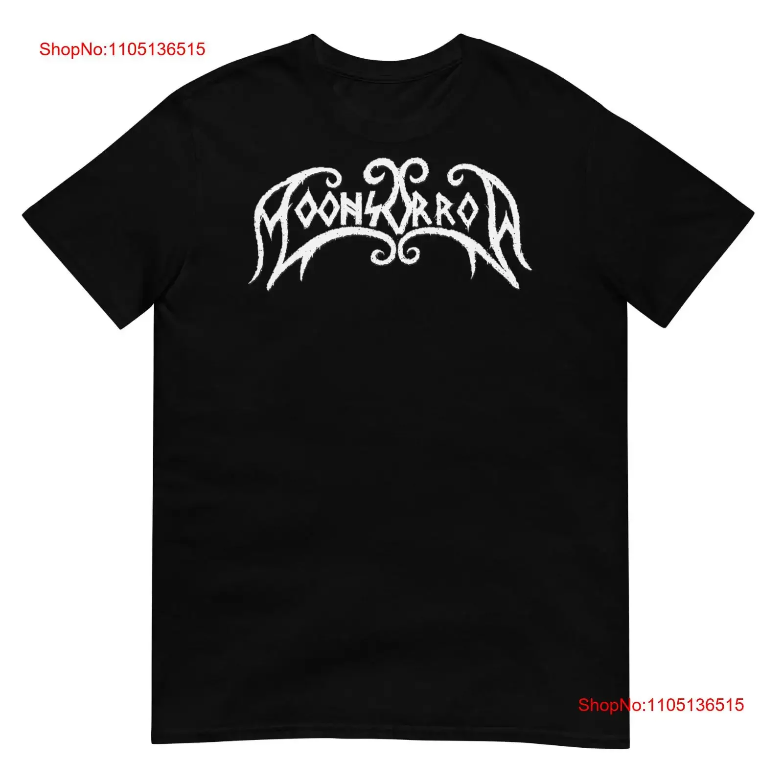 

MOONSORROW Logo One Sided T SHIRT vintage Washed Casual Comfortable Soft homme Stretched Slightly streetwear Unisex