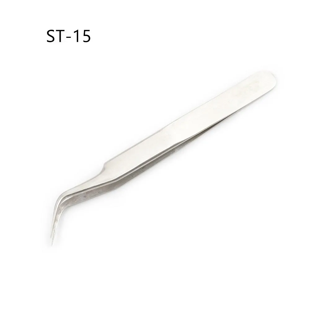 الفولاذ المقاوم للصدأ الحاجب منحني مستقيم الملقط رمش تمديد أدوات ماكياج المهنية ملاقط رمش الأظافر ديكور المنتقى #6