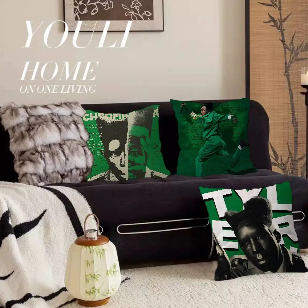 

Рэпер T-Tyler Creator C-Chromakopia наволочка для спальни и гостиной диван декоративная наволочка