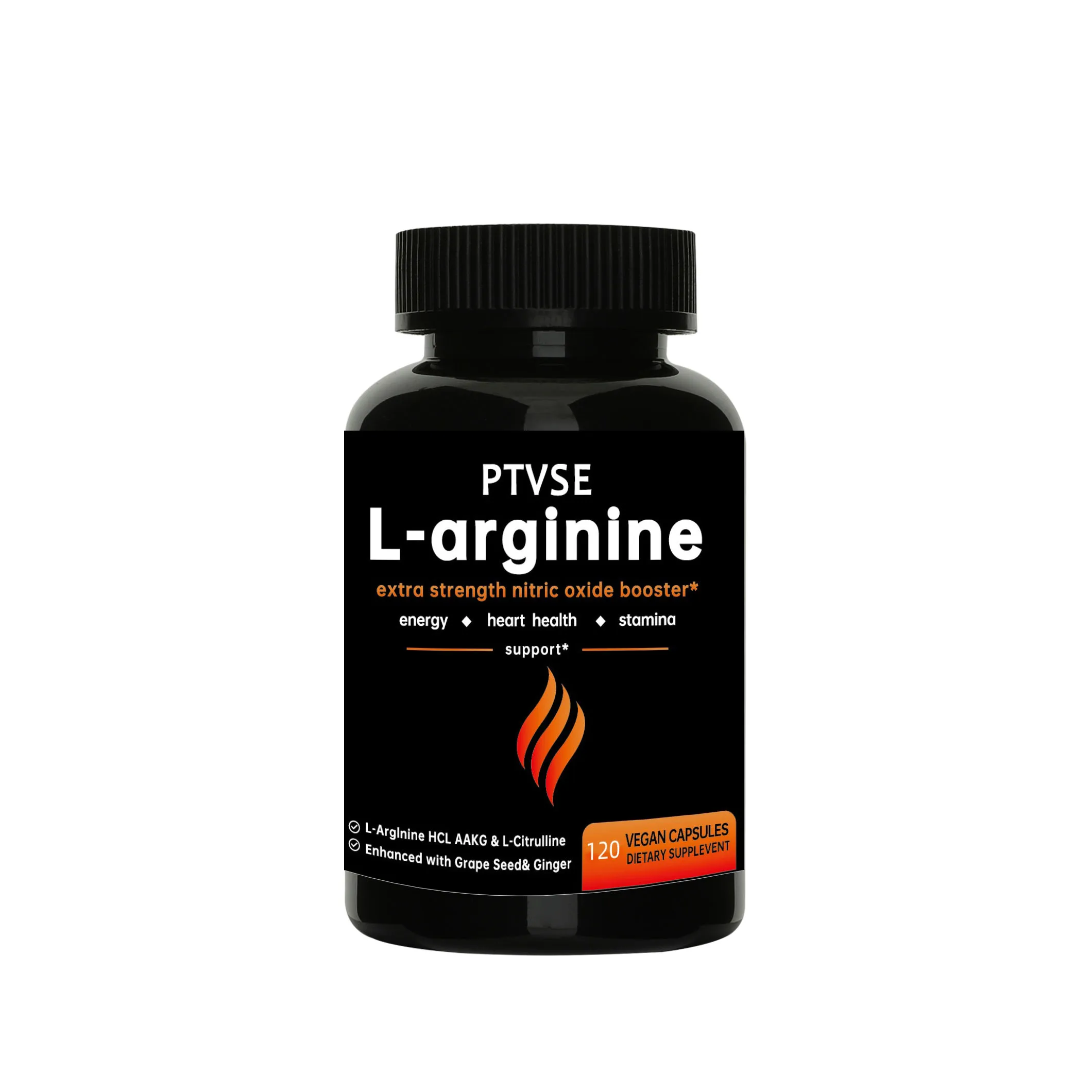 Men\'s L Arginine Capsules Nitric Oxide Supplement Endurance Performance for Workouts Muscle Growth Mercury for Adult