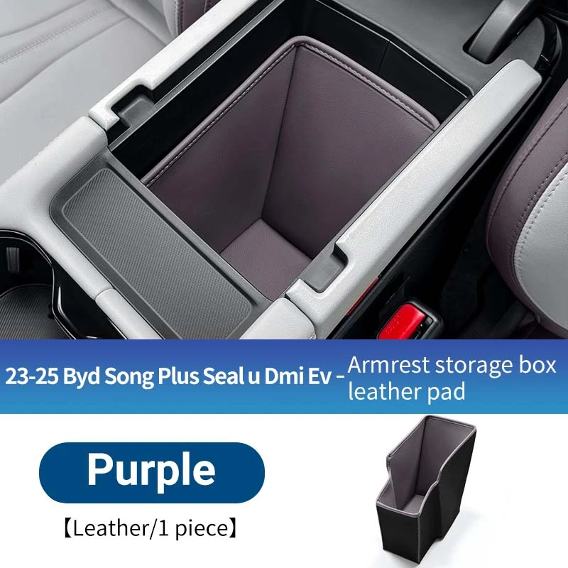 

Center Console Storage Armrest Organizer Box For Byd Song Plus Seal u Dmi Ev 2023-2025 Protector Mat Scratch Wear resistant