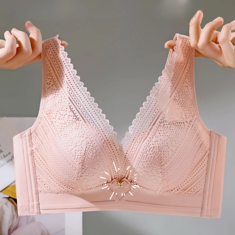 

Женское нижнее белье с чашкой B, кружевные бюстгальтеры, бюстгальтер пуш-ап, бюстгальтер, сексуальное нижнее белье, подтягивающая высокоэластичная чашка для ладони, регулируемая сборка вместе