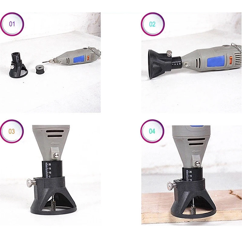 HSS Routing Router Drill Bits Set Dremel Carbide Rotary Burrs Tools Wood Stone Metal Root Carving Milling Cutter