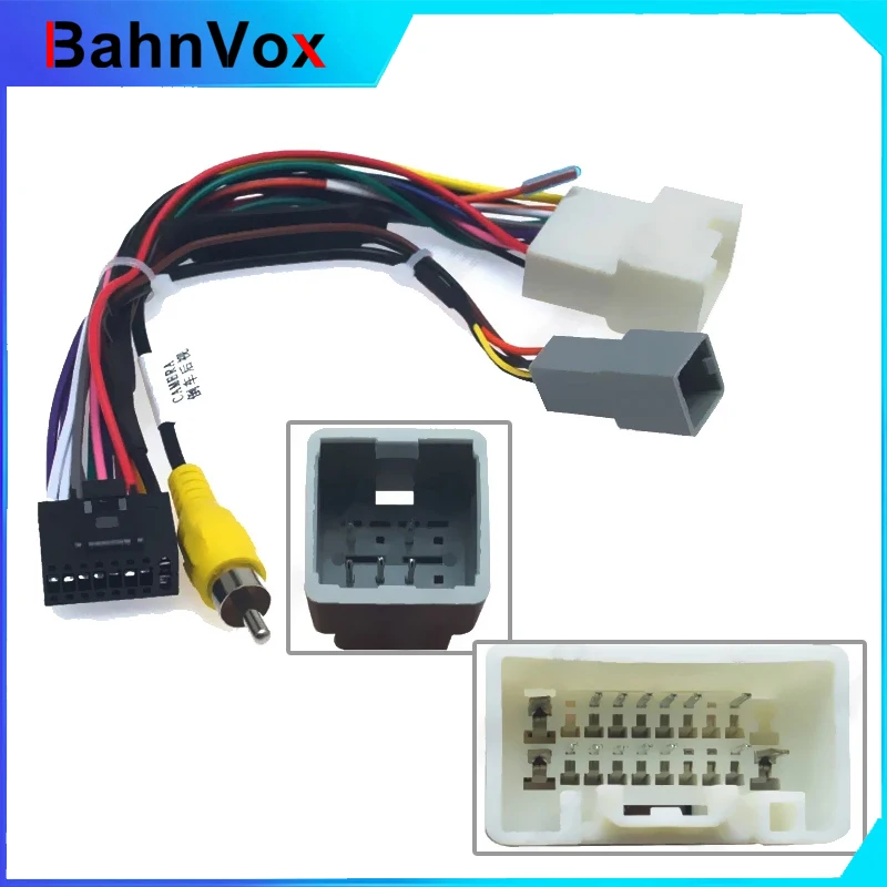 

1PC Car Radio Stereo Wiring Harness Cable Adapter Android 16pin For Mitsubishi Lancer 2007+ Outlander Pajero ASX