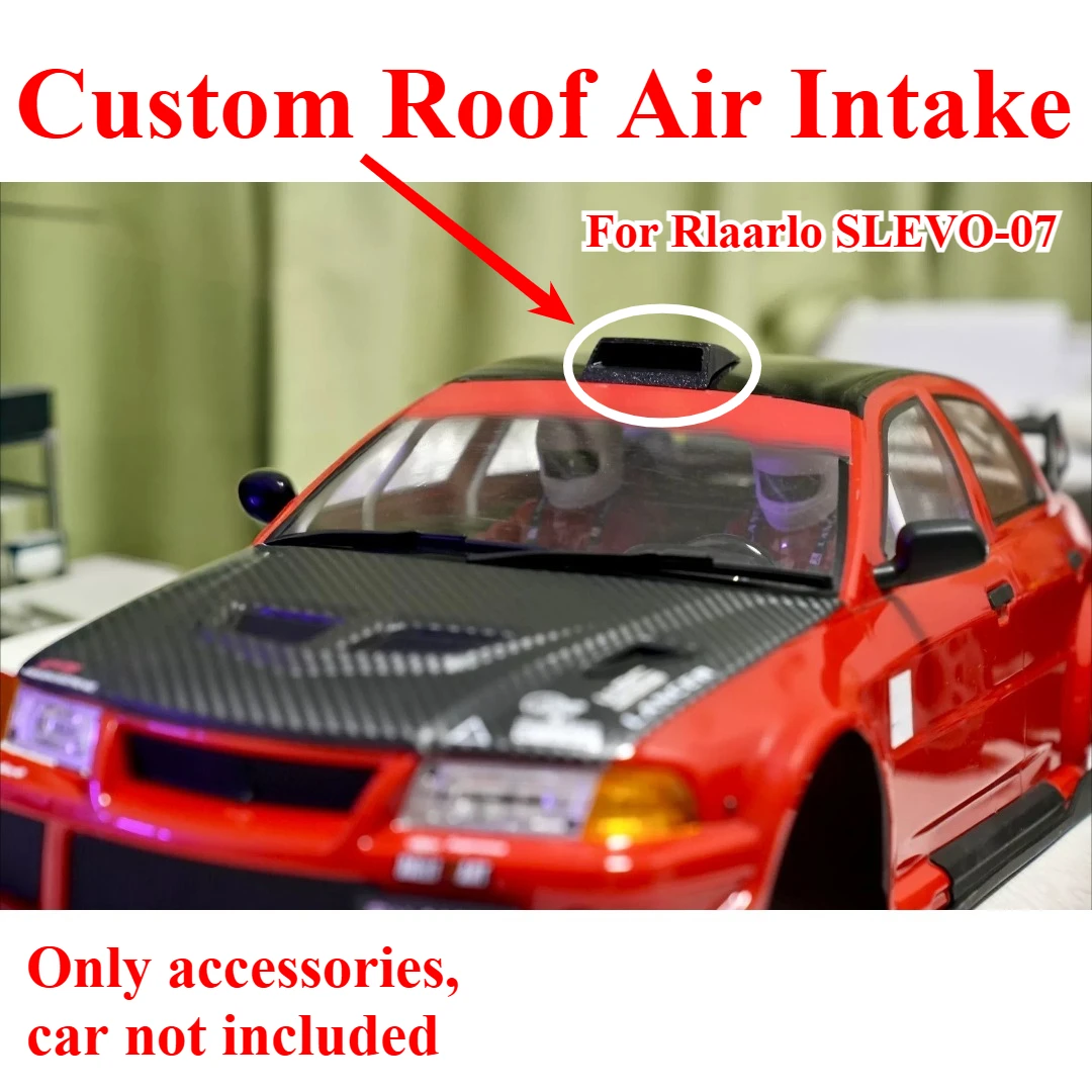 Custom Simulated Roof Air Intake Cosmetic Part For 1/7 Rlaarlo SLEVO‑07 RC Rally Car Exterior Upgrade Decoration Accessories