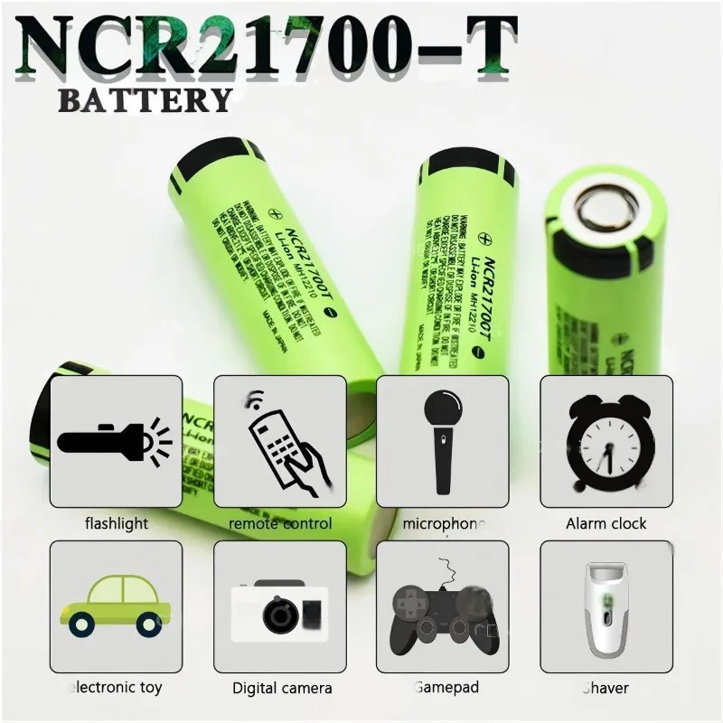 4800mAh, 3.7V lithium battery, NCR21700-T battery pack