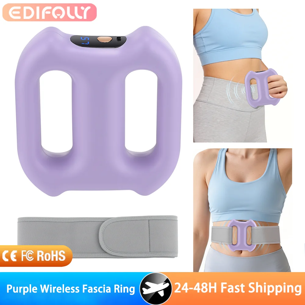 

Электрический фасциальный кольцевой массажер для похудения всего тела, многофункциональный вибрационный массаж глубоких тканей с поясом для расслабления мышц