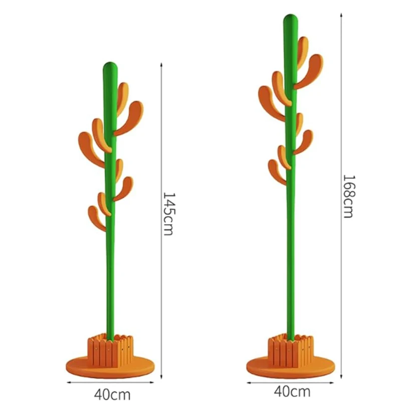 Racks Cute Cartoon Child Clothes Rack Floor-standing Bag Clothes Hanger Rack Entrance Standing Coat Rack