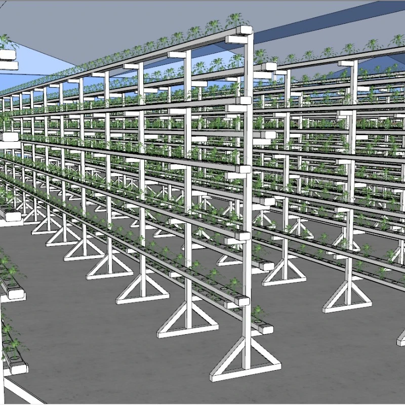 Smart agriculture equipment Soilless cultivation Planting aquaponics equipment Hydroponic equipment Greenhouse planting rack