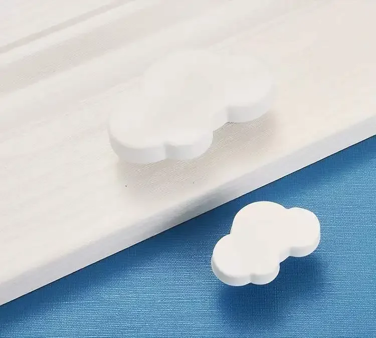 Kinderen Kamer Knoppen Handles Pvc Cartoon Cloud Furniture Kast Deurknoppen Keuken Accessoires