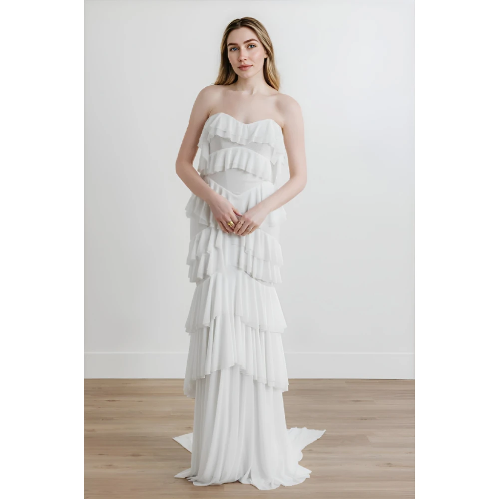 

ESBRIDE Wedding Bridesmaids Dress Luxury Party Dresses Style High End Gown Summer Off Shoulder Dress Bridesmaid Gowns