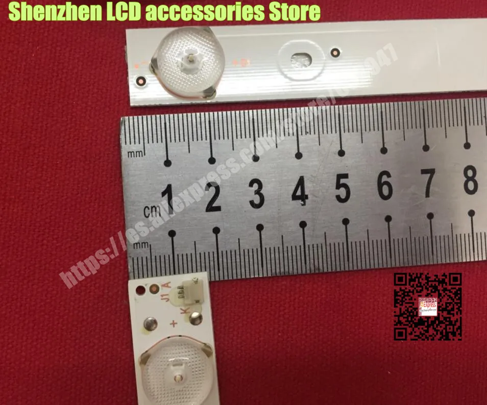 สำหรับทีวีจอแอลซีดี Backlit เลนส์หลอดไฟ LED ยาวสายรุ้ง HAIER 32นิ้ว6LED 590มม.3V 100% ใหม่ทีวีจอแอลซีดี backlight บาร์