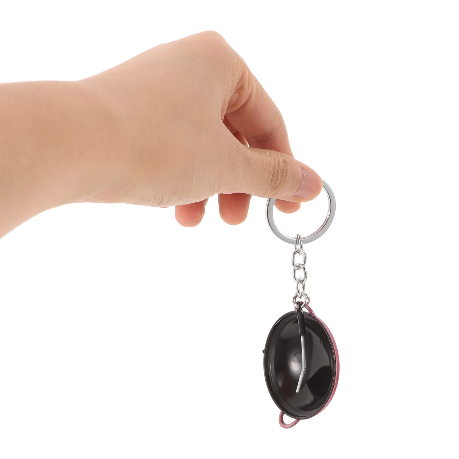 Unique Chef Spoon Keychain Polished Iron Acrylic Backpack Charm Creative Culinary Key Ring Baking Lover Chef Accessories Kitchen - view 2