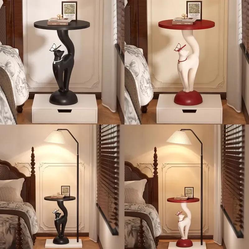 2026 Hot Sale for Drawers Lamp Coffee Table Wood Designer Decoration Bedroom Round Storage Cute Mesas Bajas Home