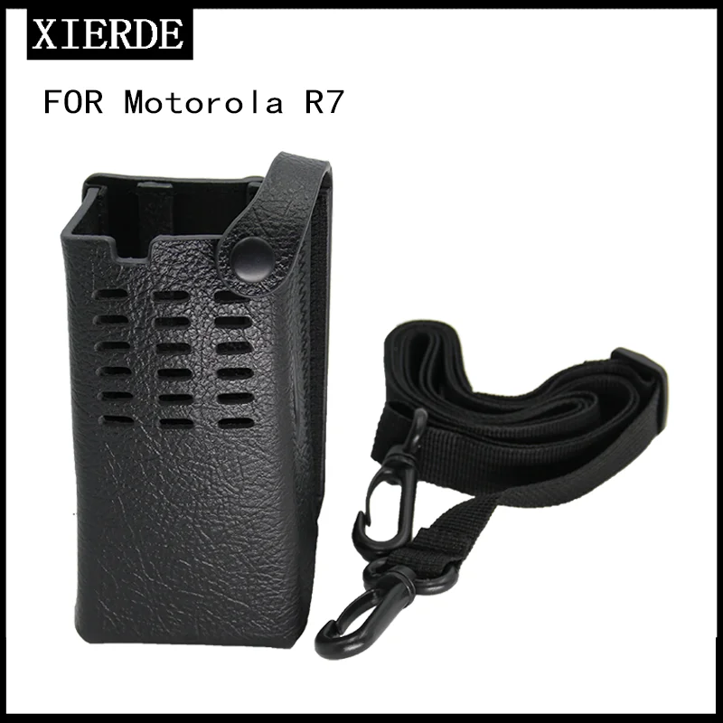 

Подходит для Motorola R7A, чехол для цифровой рации, защитный чехол для рации, поясной ремень, плечевой ремень, кожаный чехол