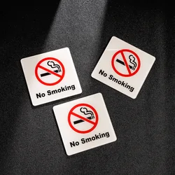 No Smoking Acrylic Signage Warning Sign No Smoking Logo Warning Plaque Public Shope Signage Office Buildings Warm Reminder Sign