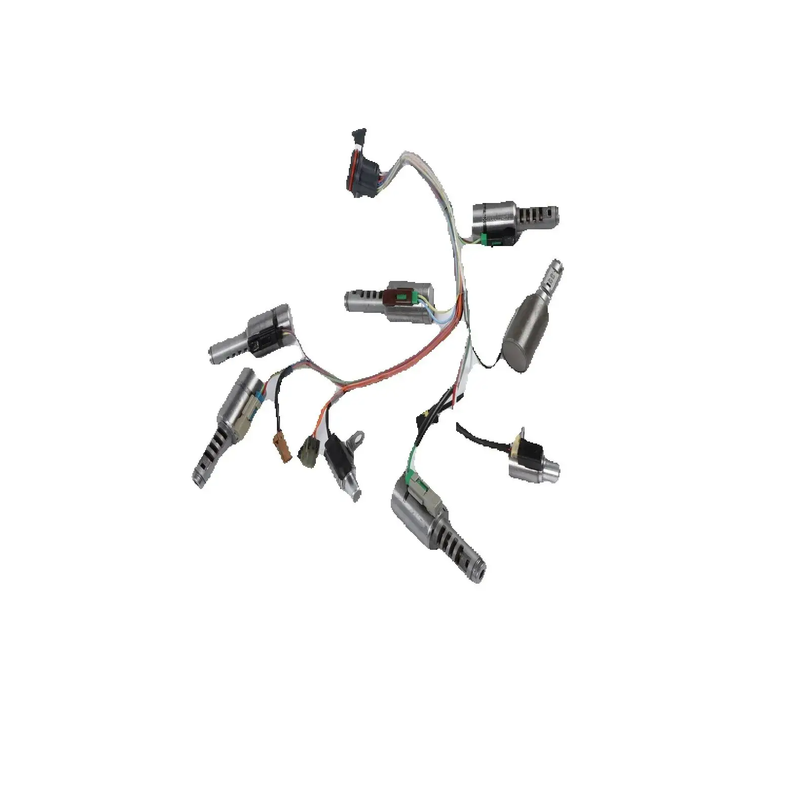 1set Transmission Solenoid Kit With Harness 078220261C For 2005-2018 Ford Mazda Lincoln Volvo Land Rover AF21 TF-81SC