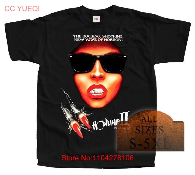 

The Howling V5 Horror Movie Poster T SHIRT Black all sizes S 5XL Cotton long or short sleeves