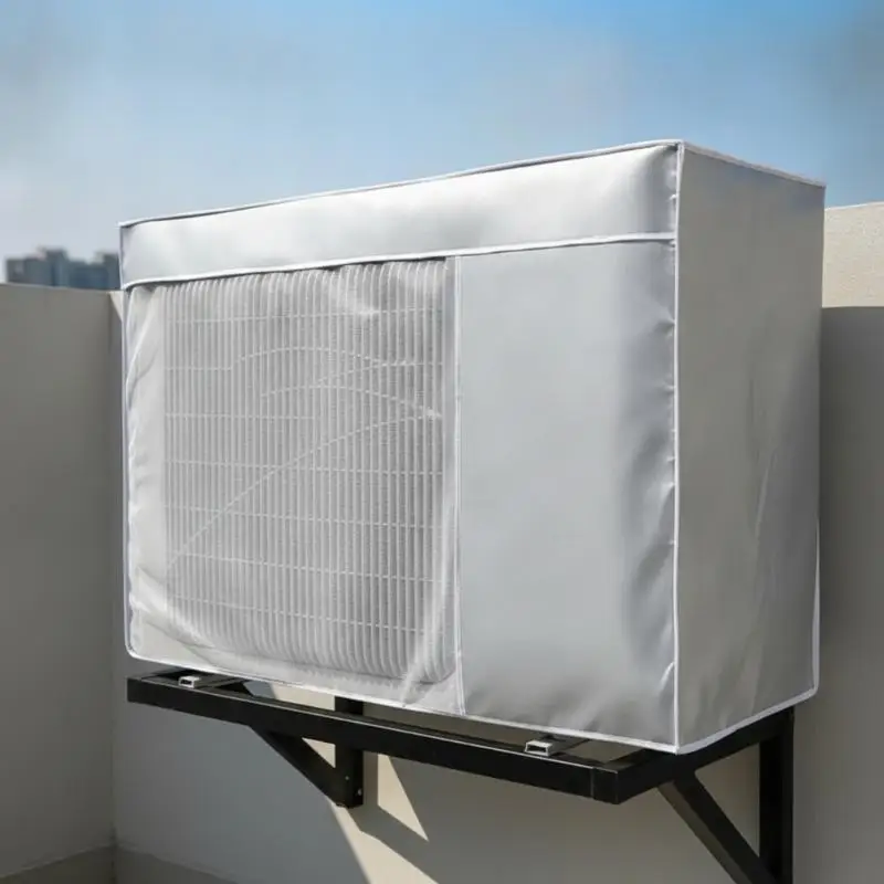 Waterproof AC Outdoor Unit Cover Sunproof Dustproof Windproof Snow Resistant Mini Protective Cover