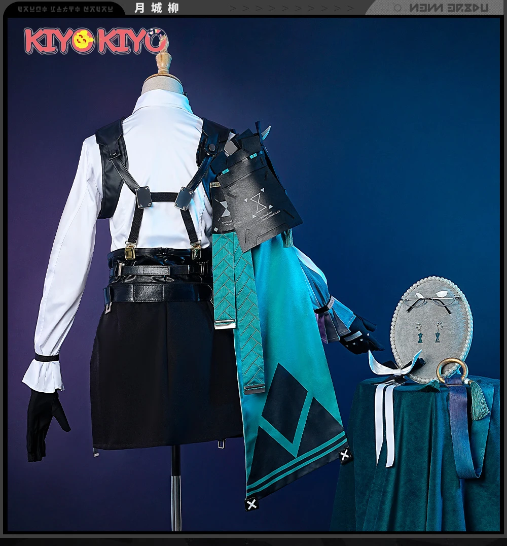 KIYO KIYO Zenless Zone Zero Tsukishiro Yanagi Cosplay Costume Anime Tsukishiro Yanagi Uniform Suit Halloween Costumes