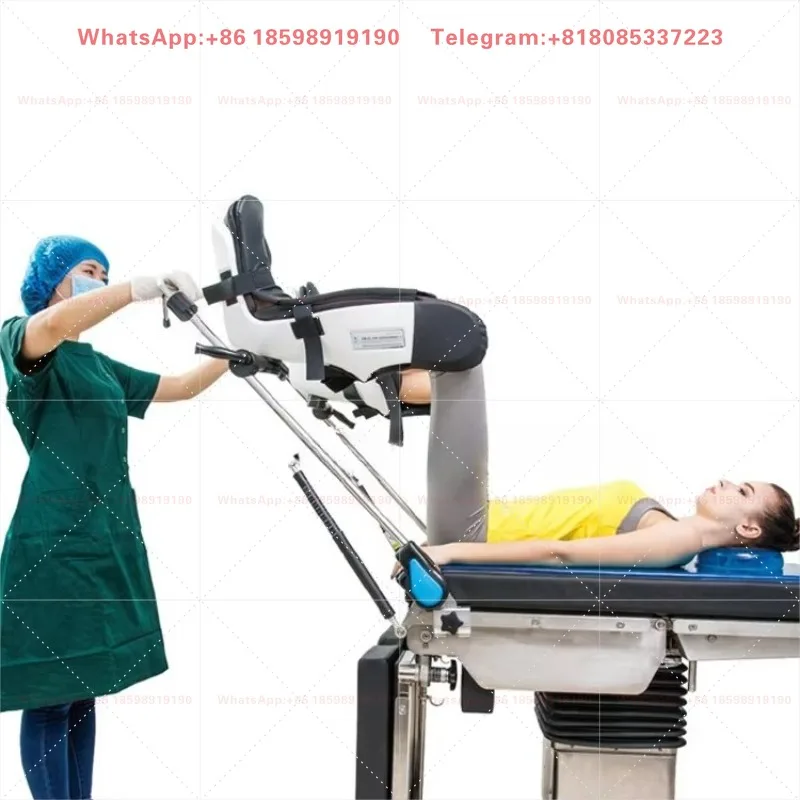 Lithotomy Stirrups Surgical Operation Table Pair Of Compensated Leg Supports Adjusted By German Pneumatic Gas
