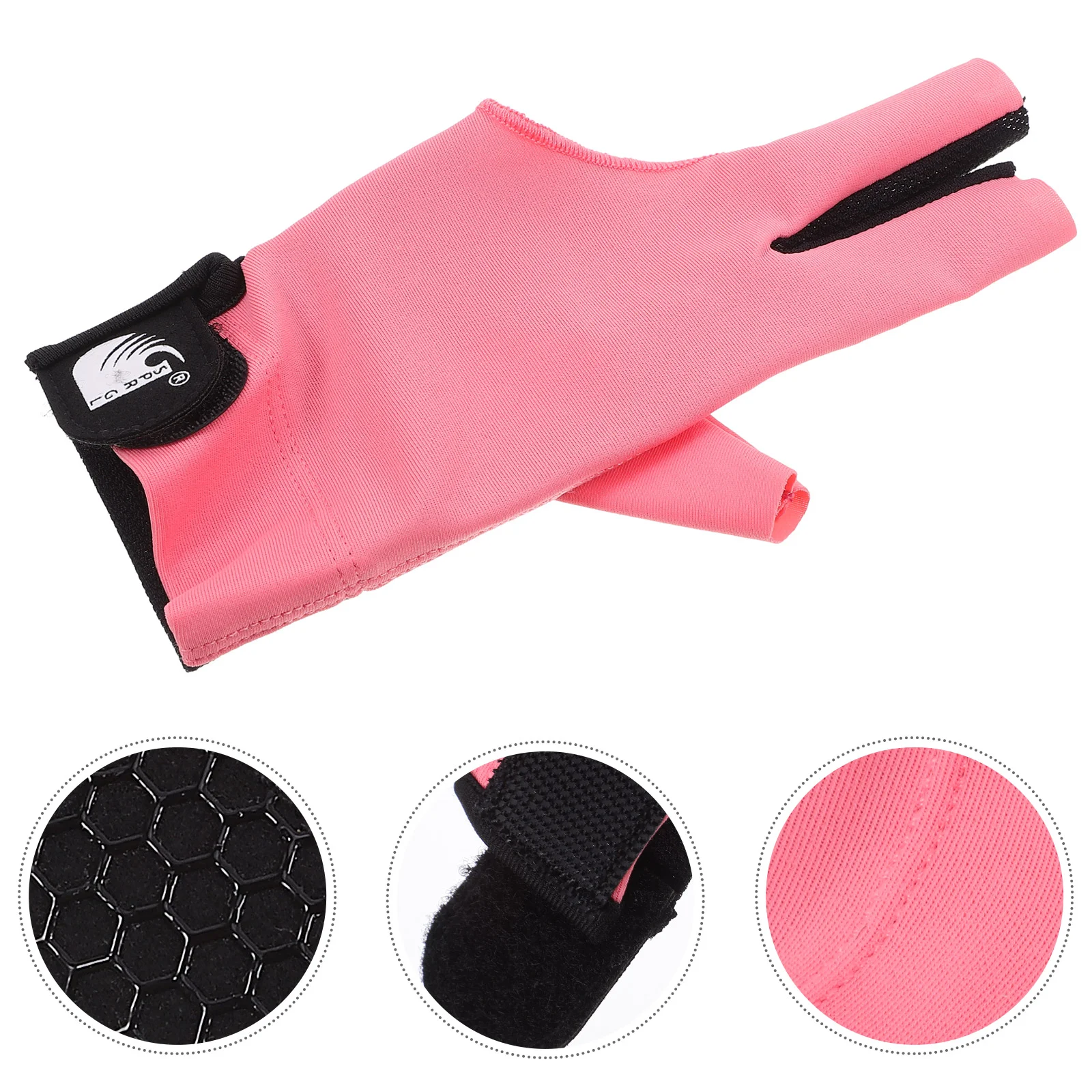 3 Finger Billiards Glove Non Snooker Cue Wear resistant Anti Wrist Elastic Portable Billiard Accessory