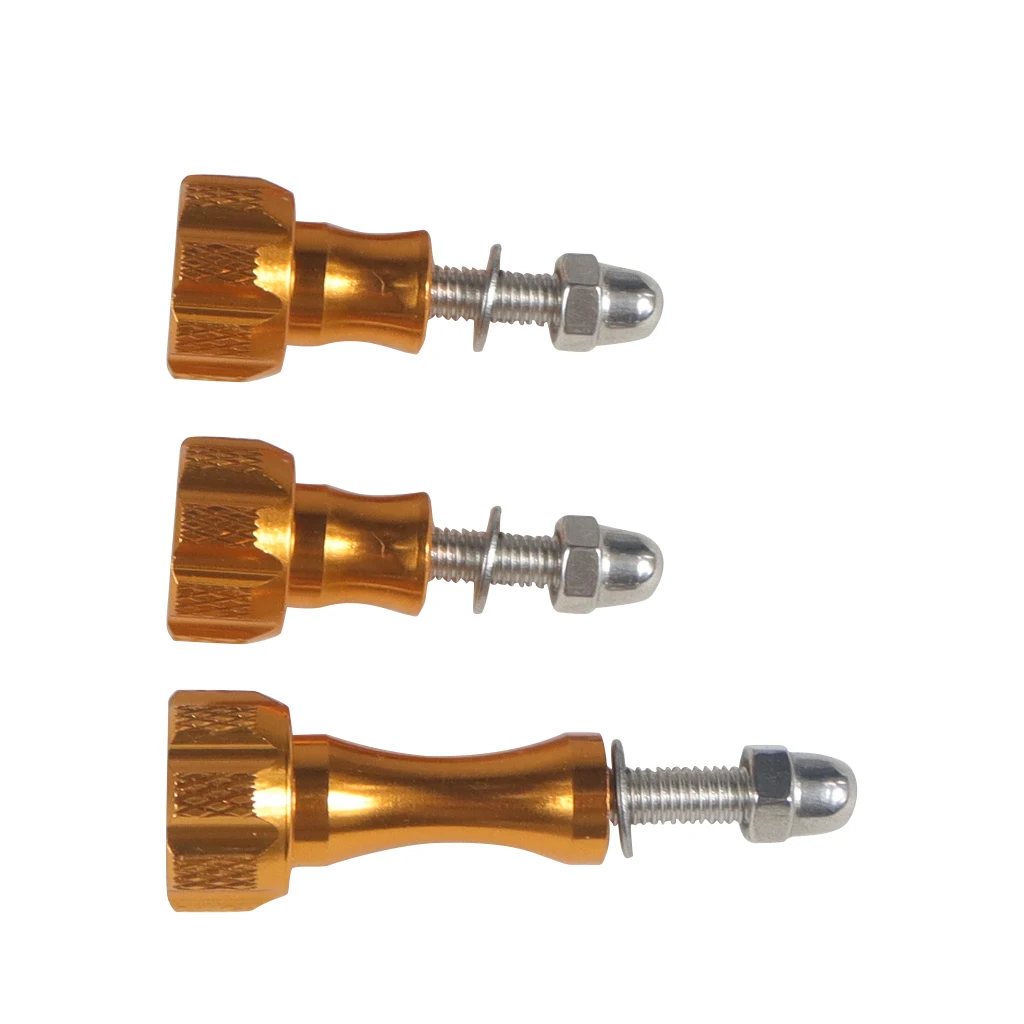 BGNing 1pack von 3pcs 1 Lange + 2 Kurze Bunte CNC Aluminium Bolt Mutter Schraube für GoPro Hero 7 6 5 3 + 4 SJ4000 EKEN YI 2 4K Montieren – Detail 8