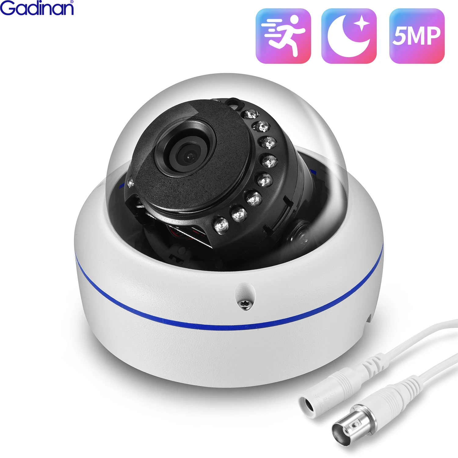 gadinan camera de vigilancia noturna a prova de vandalismo camera de cctv ip 66 sec externa e interna ip 66 sec 720p 1080p 5mp ahd 28 mm 01