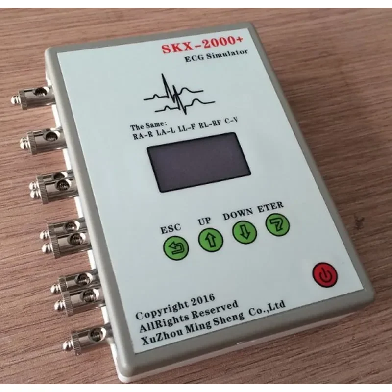 مولد إشارة تخطيط القلب الطبي محاكاة المريض SKX-2000D +/ECG مولد إشارة محاكاة العلامات الحيوية #2