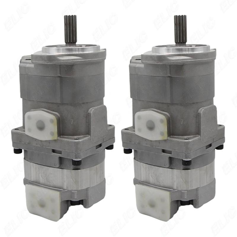 

D41E-6K oil gear pump 705-52-21170 hydraulic double pilot pump 705-52-21070 charge pump