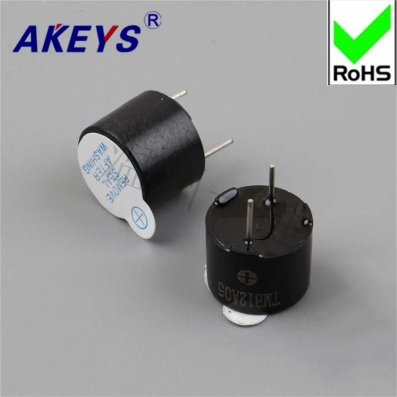 10 PCS TMB 12A05 12A03 12A12 Integrated Active Buzzer 3V/5V/12V Continuous Sound 12*9.5mm