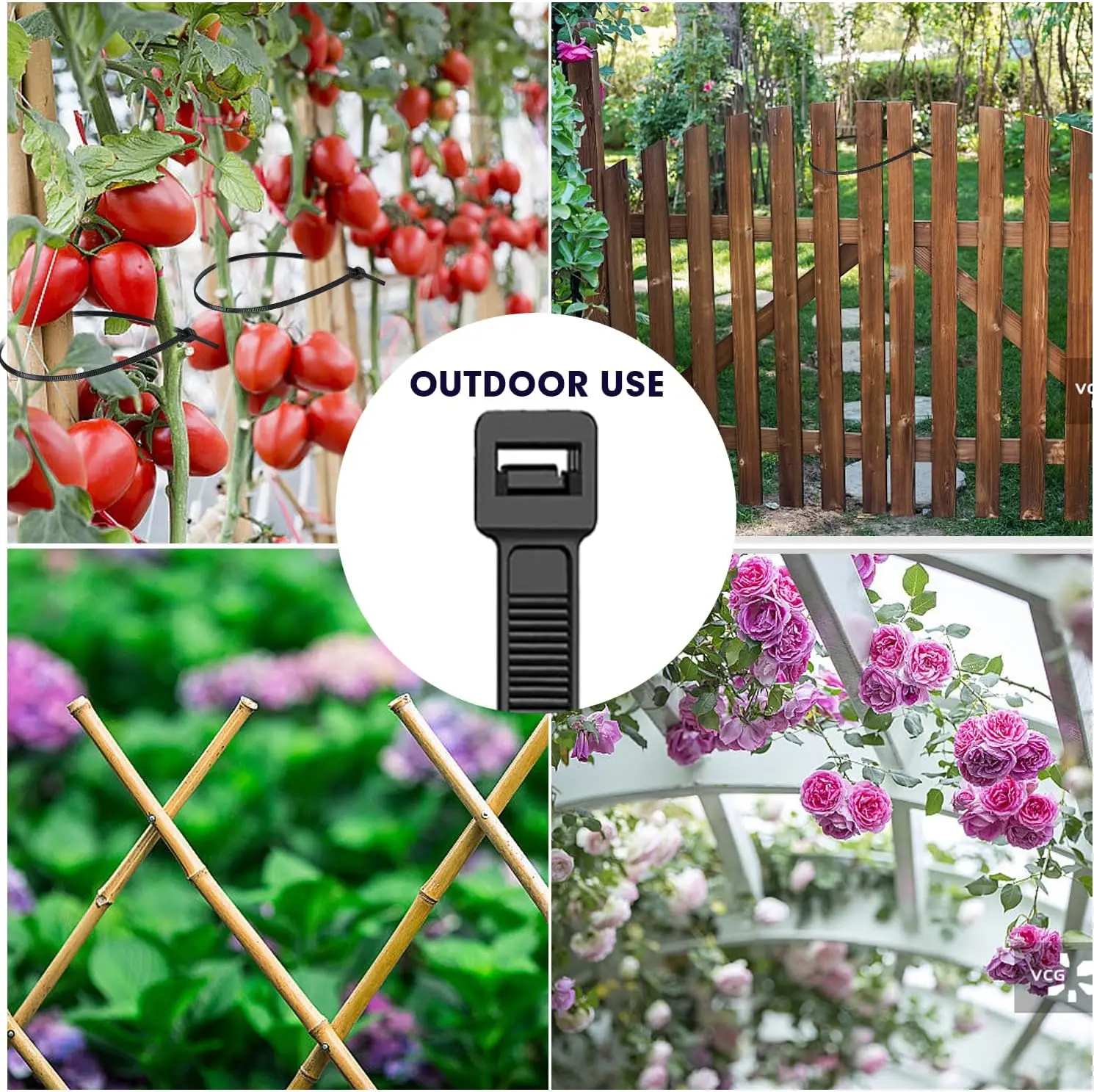 100/300 قطعة الذاتي قفل البلاستيك النايلون التعادل الأسود الربط حزام كابل التعادل مجموعة كابل البريدي التعادل الربط حلقة البريدي يلتف حزام التعادل #6