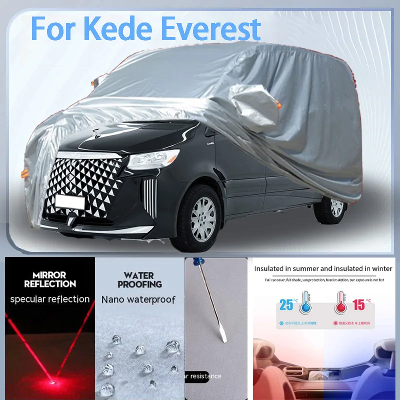 

For Kede Everest Full Car cover with UV protection and Winter Insulation roles,Rainproof,Snowproof Ati-frost properties.