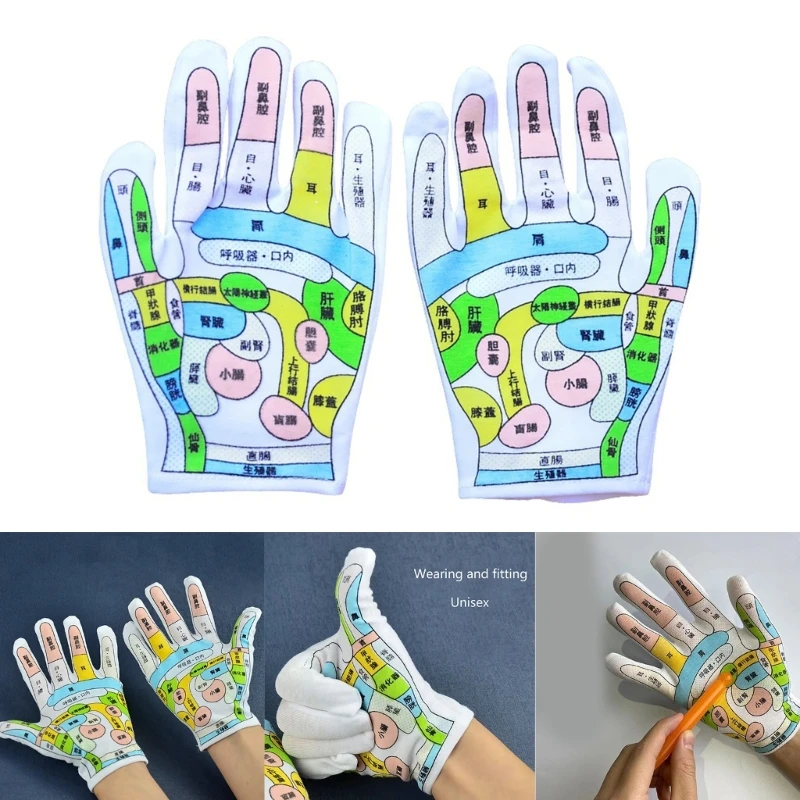 Gloves for Acupressure Therapy and Relaxation Professional Acupoint Gloves