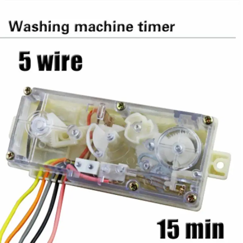 5-line 15 minutes washing machine timer switch Wash timer Semi-automatic double-cylinder washing machine parts