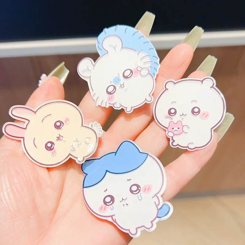 Miniso かわいい新しい漫画 chiikawa jii Xiaoba Usaki ベビーヘアピン甘い学生頭飾りヘアアクセサリー