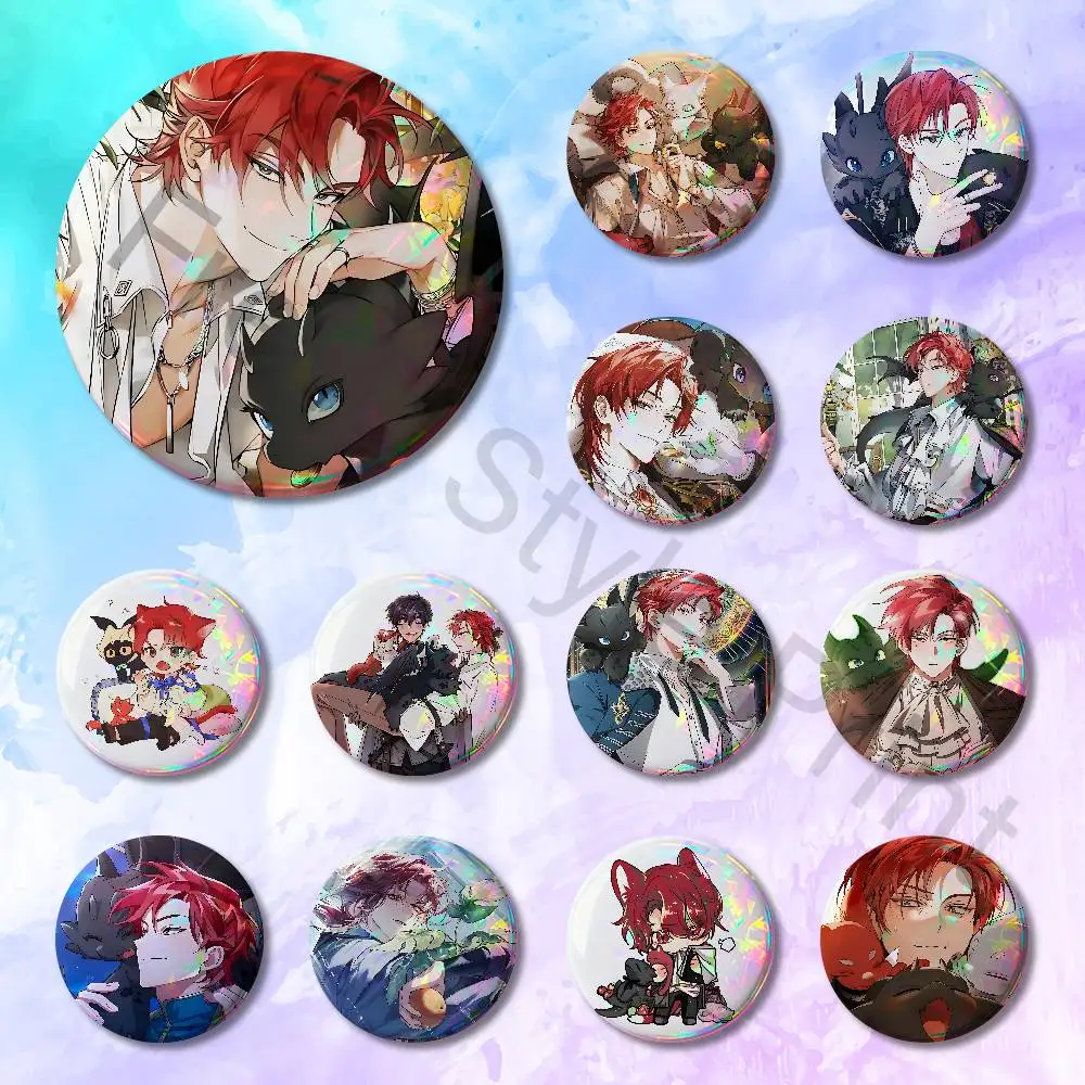 L-Lout of Comics Counts Family Pins 58mm Cute Cartoon Badge Handmade Brooches for Backpack Accessories