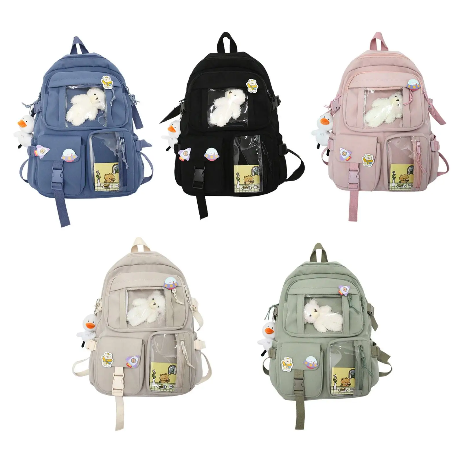 

Women Backpack School Bag Notebook Cute Bookbag for Teenagers Female College